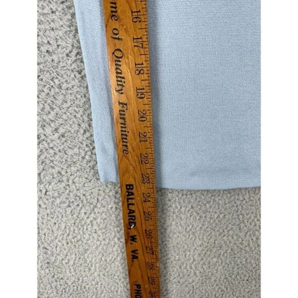 J Crew Sweatshirt Women 2XS Blue Merino Wool Blend Crew Neck Pullover Ladies NEW